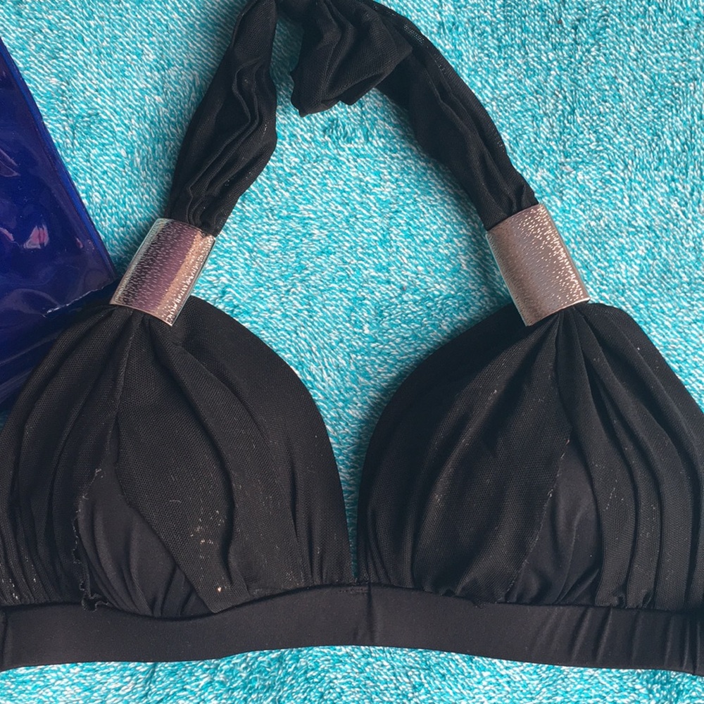 Niki de Paimpol BLACK BIKINI Swimsuit w bag - Picture 2 of 7
